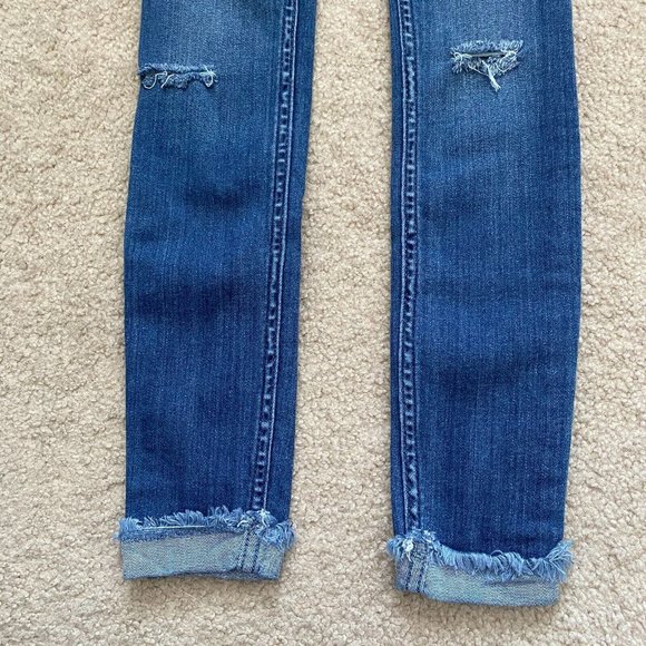 Hollister Juniors 00S / 00 Short High-Rise Cuffed Jean Legging Advanced Stretch - Picture 5 of 12